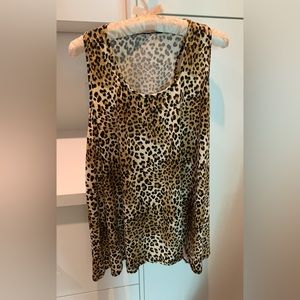 Animal print top